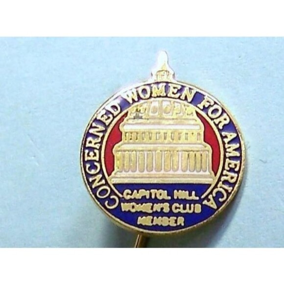 Concerned Women for America  Capitol Hill Women's Club Member Stick Pin - Picture 2 of 3